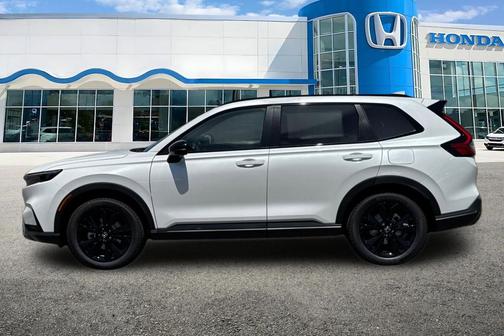 Platinum White Pearl 2026 Honda CR-V Hybrid Sport Touring AWD