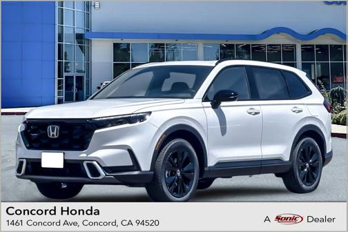 Platinum White Pearl 2026 Honda CR-V Hybrid Sport Touring AWD