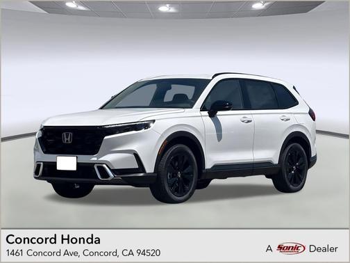 Platinum White Pearl 2026 Honda CR-V Hybrid Sport Touring AWD