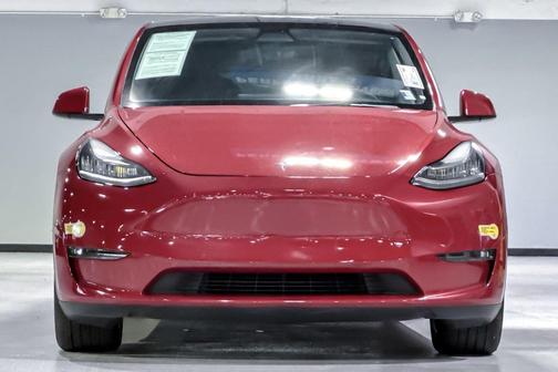 Red Multi-Coat 2022 Tesla Model Y Long Range Dual Motor All-Wheel Drive