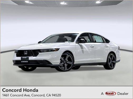 Platinum White Pearl 2026 Honda Accord Hybrid Sport