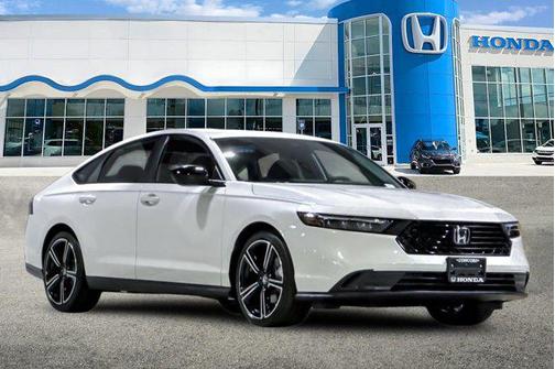 Platinum White Pearl 2026 Honda Accord Hybrid Sport