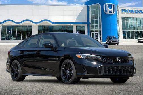 Crystal Black Pearl 2026 Honda Civic Hybrid Sport