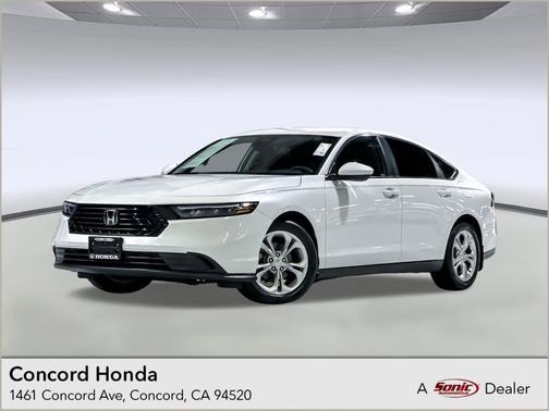 Platinum White Pearl 2023 Honda Accord LX 1.5T