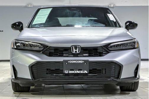Solar Silver Metallic 2025 Honda Civic Sport