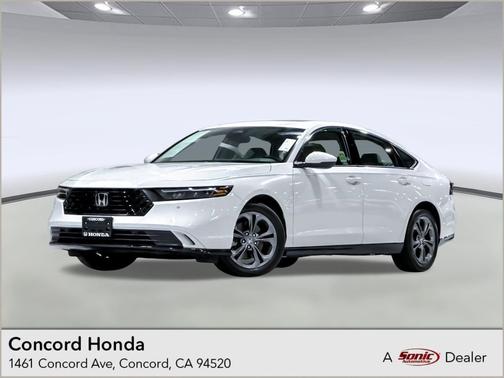 Platinum White Pearl 2024 Honda Accord Hybrid EX-L