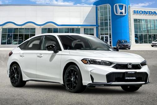 Platinum White Pearl 2026 Honda Civic Hybrid Sport