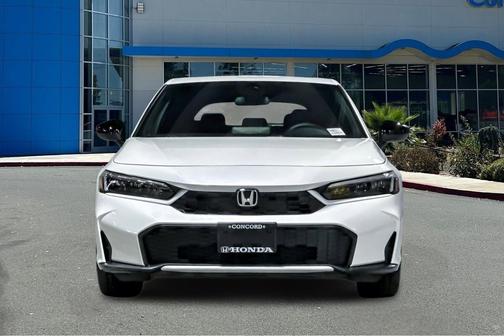 Platinum White Pearl 2026 Honda Civic Hybrid Sport