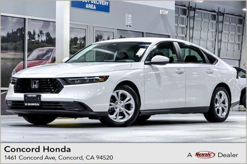 Platinum White Pearl 2025 Honda Accord LX 1.5T