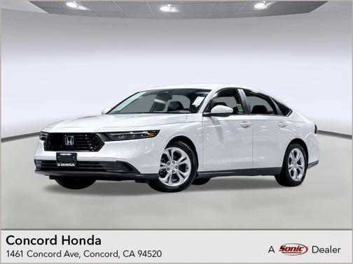 Platinum White Pearl 2025 Honda Accord LX 1.5T