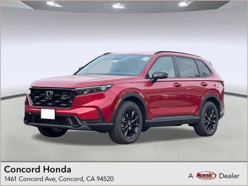Radiant Red Metallic 2026 Honda CR-V Hybrid Sport-L AWD