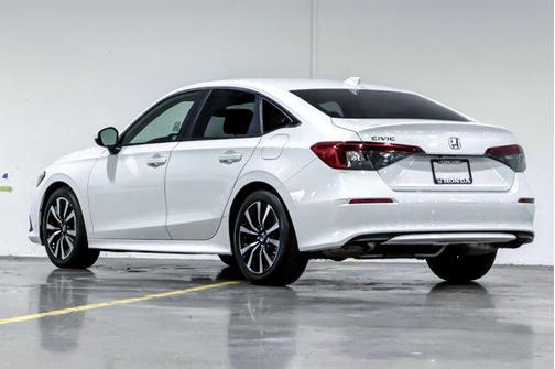 Platinum White Pearl 2023 Honda Civic EX