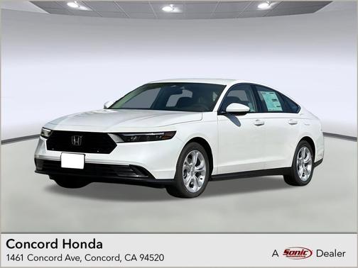 Platinum White Pearl 2026 Honda Accord LX 1.5T
