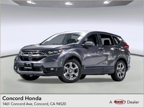 Gray 2018 Honda CR-V EX