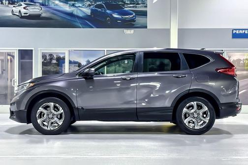 Gray 2018 Honda CR-V EX