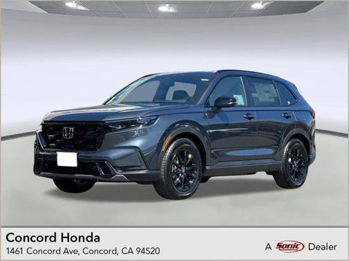 Meteorite Gray Metallic 2026 Honda CR-V Hybrid Sport-L FWD