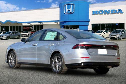 Solar Silver Metallic 2026 Honda Accord Hybrid EX-L