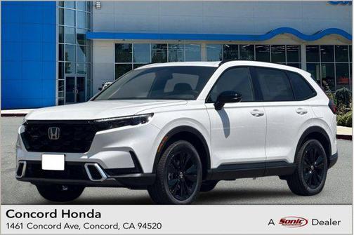 Platinum White Pearl 2026 Honda CR-V Hybrid Sport Touring AWD