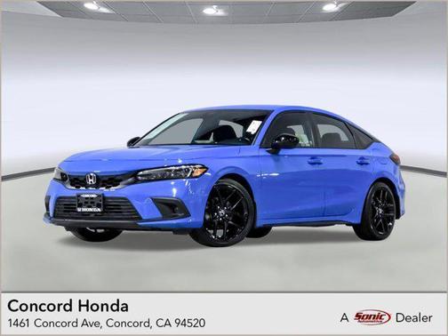 Boost Blue Pearl 2024 Honda Civic Sport
