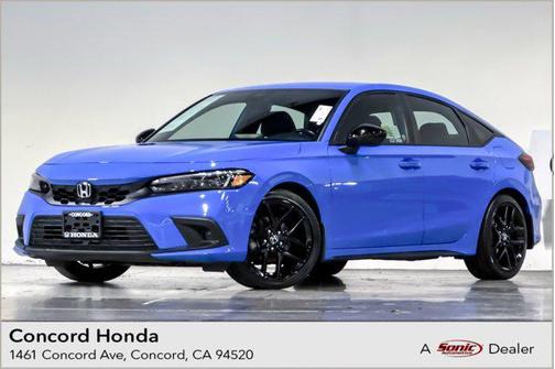 Boost Blue Pearl 2024 Honda Civic Sport