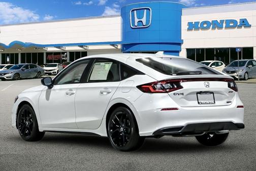 Platinum White Pearl 2026 Honda Civic Hybrid Sport