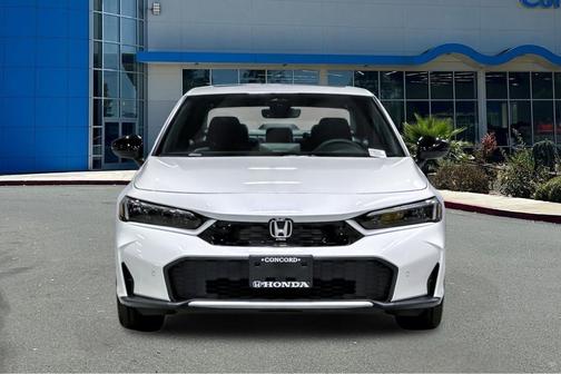 Platinum White Pearl 2026 Honda Civic Hybrid Sport