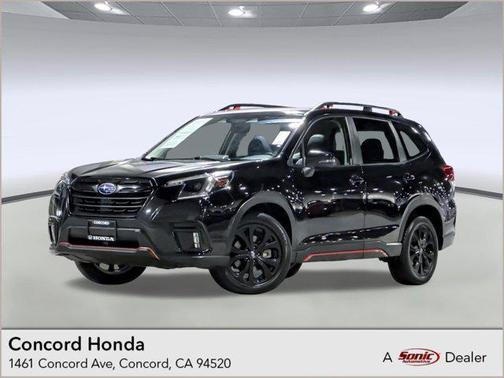 Crystal Black Silica 2022 Subaru Forester Sport