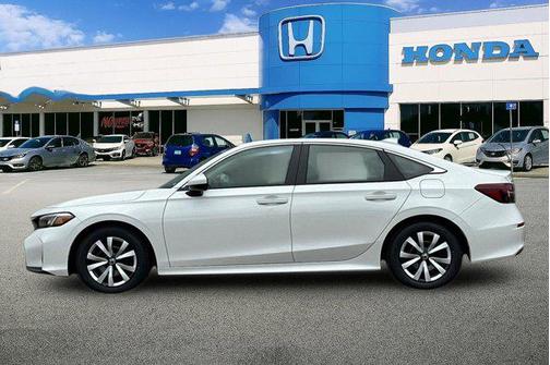 Platinum White Pearl 2026 Honda Civic LX