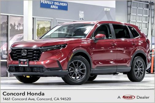 Radiant Red Metallic 2026 Honda CR-V EX-L AWD