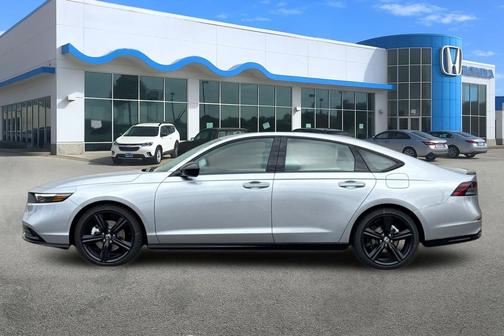 Solar Silver Metallic 2026 Honda Accord Hybrid Sport-L