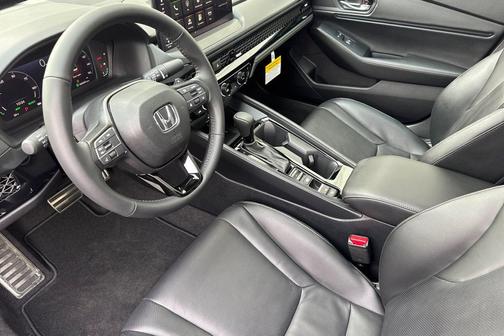 Solar Silver Metallic 2026 Honda Accord Hybrid Sport-L