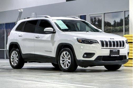 Bright White Clearcoat 2019 Jeep Cherokee Latitude