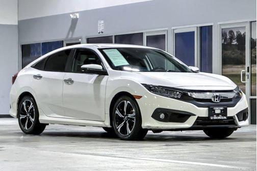White 2018 Honda Civic Touring