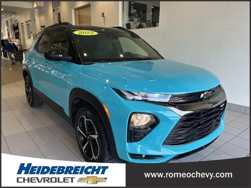 Oasis Blue 2022 Chevrolet Trailblazer RS