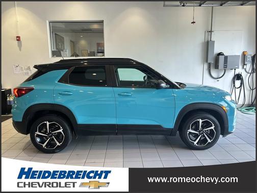 Oasis Blue 2022 Chevrolet Trailblazer RS