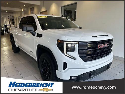 Summit White 2023 GMC Sierra 1500 Elevation