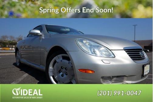 Silver 2002 Lexus SC 430