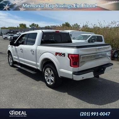 White 2017 Ford F-150 Platinum