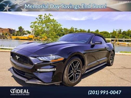 Black 2018 Ford Mustang EcoBoost Premium
