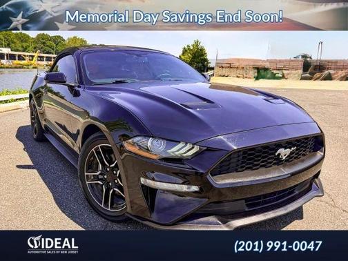 Black 2018 Ford Mustang EcoBoost Premium