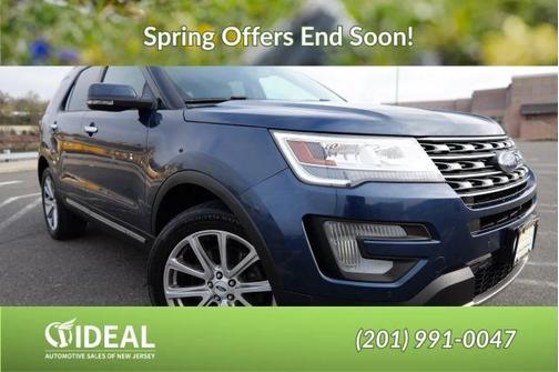 Blue 2017 Ford Explorer Limited
