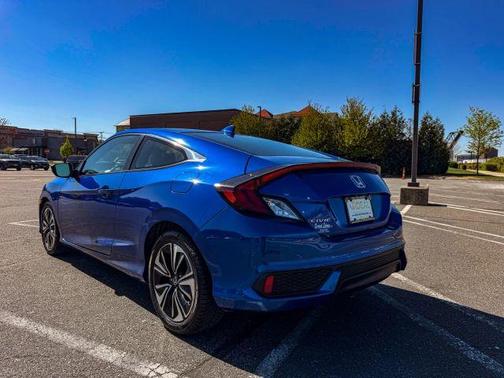 Blue 2018 Honda Civic EX-T