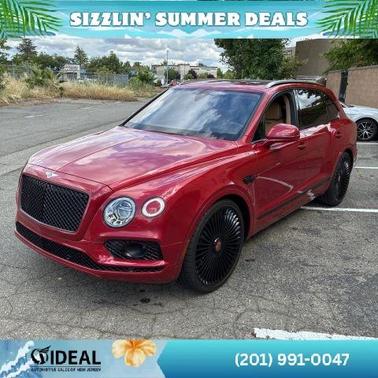 Red 2017 Bentley Bentayga W12