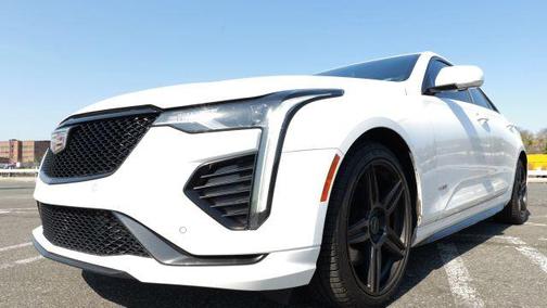 White 2021 Cadillac CT4 V-Series