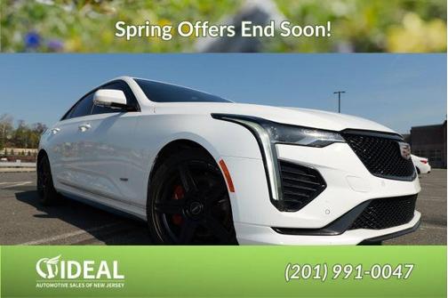 White 2021 Cadillac CT4 V-Series