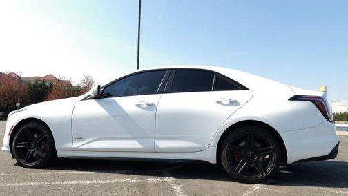 White 2021 Cadillac CT4 V-Series