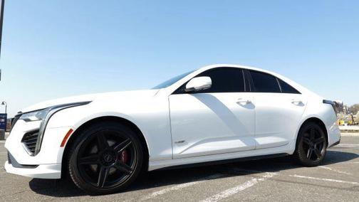 White 2021 Cadillac CT4 V-Series