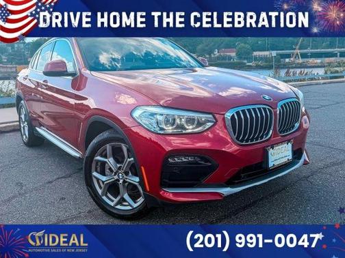 Red 2021 BMW X4 xDrive30i