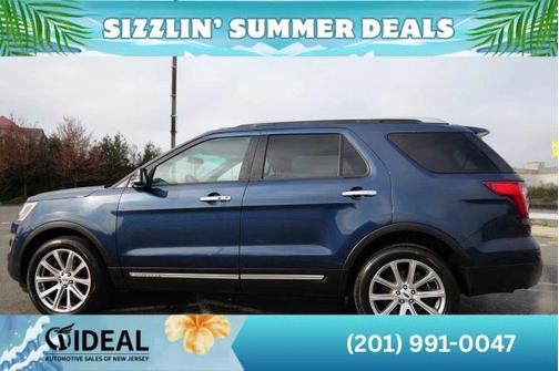 Blue 2018 Ford Explorer Limited