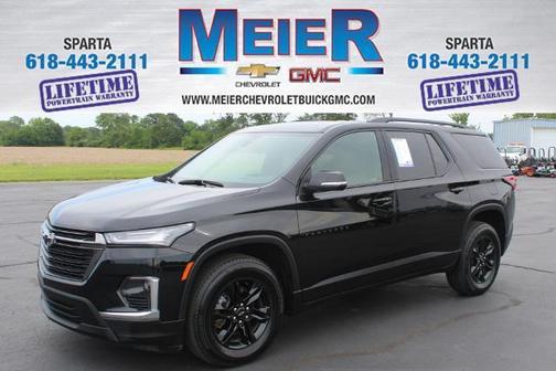 Mosaic Black Metallic 2023 Chevrolet Traverse LT Cloth